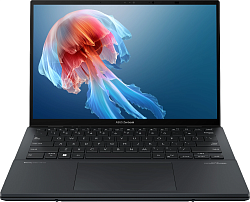 Ноутбук Asus ZenBook Duo UX8406CA-QL460X Core Ultra 7 255H 16Gb SSD512Gb Intel Arc 14" OLED Touch WUXGA (1920x1200) Windows 11 Pro dk.grey WiFi BT Cam Bag (90NB14X1-M00UA0)