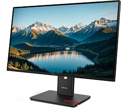 Монитор Lenovo 27" ThinkVision T27Q-40 черный IPS 4ms 16:9 HDMI полуматовая HAS Piv 1500:1 350cd 178гр/178гр 2560x1440 120Hz DP 2K USB 6.5кг