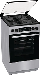 Плита Комбинированная Gorenje GK5C41SF серый (стеклянная крышка) реш.чугун