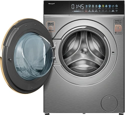 Стиральная машина Weissgauff WMD 58411 Direct Drive Inverter Premium Steam Stee класс: B загр.фронтальная макс.:11кг (с сушкой) нержавеющая сталь инвертор