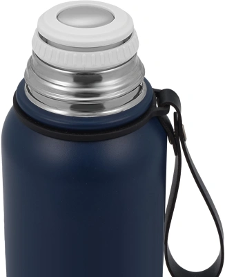 Термос для напитков Rondell Promenade RDS-1820 1л. синий картонная коробка