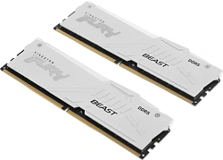 Память DDR5 2x32GB 6000MHz Kingston KF560C30BWAK2-64 Fury Beast RGB RTL Gaming PC5-48000 CL30 DIMM 288-pin 1.4В kit single rank с радиатором Ret