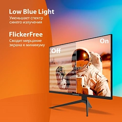 Монитор SunWind 27" SUN-M27BG130 черный IPS LED 3ms 16:9 HDMI матовая 300cd 178гр/178гр 2560x1440 180Hz G-Sync DP QHD 4.95кг