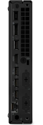 Неттоп Lenovo ThinkCentre Tiny M70q-5 slim i5 13400T (1.3) 16Gb SSD512Gb UHDG без ОС WiFi BT 90W kb мышь клавиатура черный (12TDS14100)