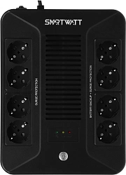 Источник бесперебойного питания Smartwatt Safe Pro 800 480Вт 800ВА черный