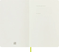 Блокнот Moleskine CLASSIC SOFT QP616C2 Large 130х210мм 192стр. линейка мягкая обложка лайм