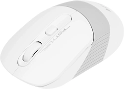 Мышь A4Tech Fstyler FG10S белый/серый оптическая 2000dpi silent беспров. USB для ноутбука 4but (FG10S WHITE)