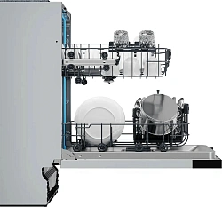 Посудомоечная машина встраив. Haier HDWE10-593RU 2050Вт узкая серебристый инвертор