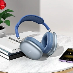 Наушники мониторные Hoco W55 TWS синий беспроводные bluetooth оголовье (32690)