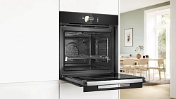 Духовой шкаф Электрический Bosch Serie 8 HBG978NB1 черный