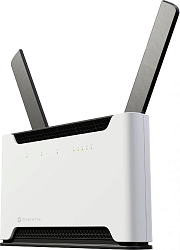 Роутер беспроводной MikroTik Chateau LTE18 ax (S53UG+5HAXD2HAXD-TC&EG18-EA) AX1800 100/1000/2500BASE-T/3G/4G/5G cat.18 белый