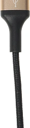 Кабель Hoco X26 Xpress one 80275 1м черный/золотистый
