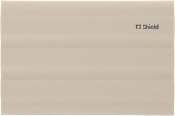 Накопитель SSD Samsung Original USB-C 2Tb MU-PE2T0K/WW Shield T7 1.8" бежевый