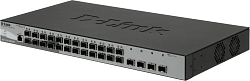 Коммутатор D-Link DGS-1210-28XS/ME/B2A (L2) 24SFP 4SFP+ управляемый