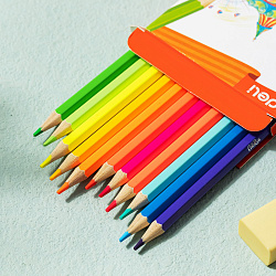 Карандаши цв. Deli EC128-12 ColoRun шестигран. дерево 12цв. коробка/европод. (12шт)