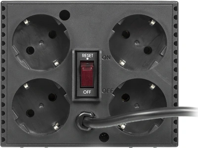 Стабилизатор напряжения Powercom TCA-1200 600Вт 1200ВА черный