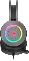 Наушники с микрофоном A4Tech Bloody G521S серый 2.3м мониторные USB оголовье (G521S)