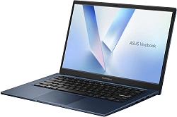Ноутбук Asus VivoBook 14 X1404VA-I38128 Core i3 1315U 8Gb SSD128Gb Intel UHD Graphics 14" IPS FHD (1920x1080) Windows 11 Home blue WiFi BT Cam (90NB10I1-M015F0)