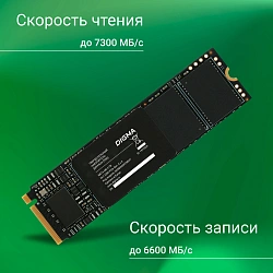 Накопитель SSD Digma PCIe 4.0 x4 4TB DGSM4004TM63T Meta M6 M.2 2280