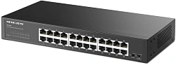 Коммутатор Mercusys MS124GS (L2) 24x1Гбит/с неуправляемый