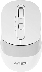 Мышь A4Tech Fstyler FG10 белый/серый оптическая 2000dpi беспров. USB 3but (FG10 WHITE)