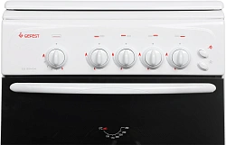 Плита Газовая Gefest CG 50M04 K73 белый (металлическая крышка) реш.чугун