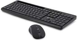 Клавиатура + мышь Оклик S275W клав:черный мышь:черный USB беспроводная slim Multimedia (1993113)