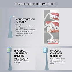 Зубная щетка электрическая Polaris PETB 0701 TC голубой