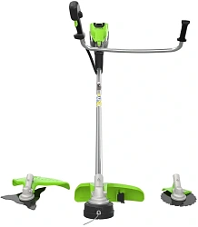 Триммер электрический Greenworks TB201H аккум. 2000Вт неразбор.штан. реж.эл.:леска/нож/диск