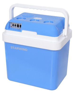 Автохолодильник Starwind CB-112 24л 48Вт голубой/белый