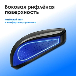 Мышь Оклик 485MW черный/синий оптическая 1000dpi беспров. USB для ноутбука 3but (997826)