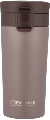 Термокружка для напитков Rondell Freddo RDS-1884 0.38л. коричневый картонная коробка