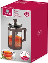 Френч-пресс Rondell Fest RDS-1296 0.6л коричневый