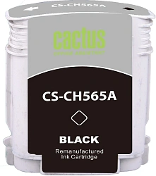 Картридж струйный Cactus CS-CH565A №82 черный (72мл) для HP DJ 510 с чипом
