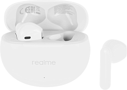 Гарнитура вкладыши Realme Buds T01 белый беспроводные bluetooth в ушной раковине (6941764436206)