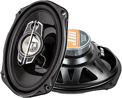Колонки автомобильные Kicx JM-693 180Вт 90дБ 4Ом 16x23см (6x9дюйм) (ком.:2кол.) коаксиальные трехполосные