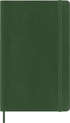 Еженедельник Moleskine CLASSIC SOFT WKNT Large 130х210мм датир.12мес 144стр. линейка мягкая обложка зеленый