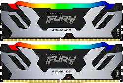 Память DDR5 2x16GB 6400MHz Kingston KF564C32RSAK2-32 Fury Renegade XMP RGB RTL Gaming PC5-51200 CL32 DIMM 288-pin 1.4В kit dual rank с радиатором Ret