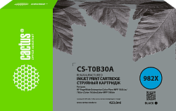 Картридж струйный Cactus CS-T0B30A 982X черный пигментный (423мл) для HP PageWide 765dn/780 Enterprise Color с чипом