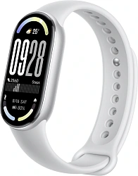 Фитнес-трекер Xiaomi Smart Band 10 AMOLED корп.:серебристый рем.:серый (BHR07PSGL)