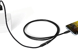 Кабель-удлинитель Premier 5-913 EXT USB Type-C (m) USB Type-C (f) 0.5м черный (пакет)