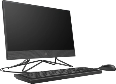 Моноблок HP 200 G4 21.5" Full HD i5 1235U (1.3) 16Gb SSD512Gb Iris Xe DVDRW CR FreeDOS GbitEth WiFi BT 65W клавиатура мышь Cam черный 1920x1080