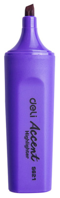Текстовыделитель Deli ES621violet Delight скошенный пиш. наконечник 1-5мм фиолетовый