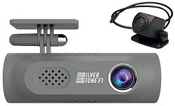 Видеорегистратор Silverstone F1 A50F FOCUS 2К DUO черный 5Mpix 1440x2560 1440p 150гр.