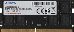 Память DDR5 16GB 5600MHz A-Data AD5S560016G-S RTL PC5-44800 CL46 SO-DIMM 262-pin 1.1В single rank Ret