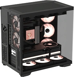 Корпус Formula Crystal Z7 PA черный без БП ATX 5x120mm 1xUSB3.0 1xUSB3.1 audio bott PSU