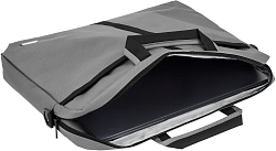 Сумка для ноутбука 17.3" Digma W-210 серый/черный полиэстер (W210GBK)