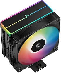 Устройство охлаждения(кулер) Deepcool AG400 Bk V2 ARGB Soc-AM5/AM4/1200/1700/1851 черный 4-pin 31.6dB Al+Cu 220W 643gr Ret (R-AG400-BKAMMN-GJD)