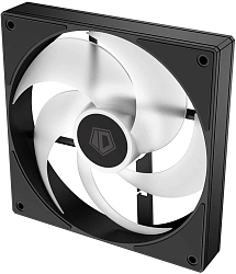 Вентилятор для корпуса ID-Cooling AS-140-ARGB-K ARGB 140х140x25 черный 4-pin 24.9дБ Ret