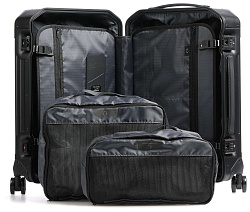 Чемодан Piquadro ALU (BV4425ALUS/N) 40x55x20см 37л. 4.590кг. алюминий/натур.кожа черный